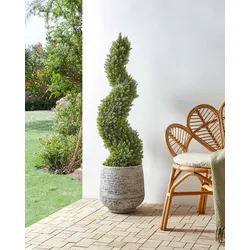 Kunstpflanze im Blumentopf 126 cm CYPRESS SPIRAL TREE