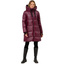 Krimson Klover Winter-Daunenmantel Compass Long Down (mit Kapuze, wärmeisolierung) burgund Damen