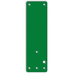 Montageplatte für GfS-Türwächter an Brandschutz- und Vollglastüren - 180x50 mm