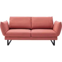 SCHÖNER WOHNEN-Kollektion 2-Sitzer Spin, Multifunktionssofa, bequem und hochwertig verarbeitet, Drehsitz-Funktion, USB-Anschluss, Armlehnfunktion, Rückenverstellung rosa