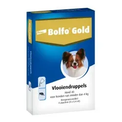 Bolfo Gold 40 für Hunde (Pipetten) 3 x 4 Pipetten