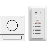 Gira System 106 Audio Set 2406902 1WE weiß