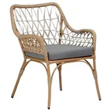 Xlmoebel Sessel Elegante Zeitgemäße Gartenmöbel aus Rattan in Luxuriösem Braun - (Sessel), Hergestellt in Europa braun