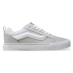 Vans Unisex. VN0009QCYF91 Turnschuhe Knu Skool weiß, grau (38), Stoff, Wohnung, Schnürsenkel, Lässig
