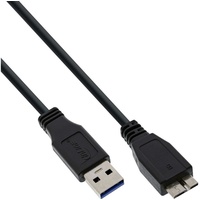 InLine USB 3.2 Gen.1 Kabel A Micro B Schwarz