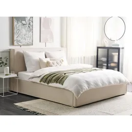 Beliani Polsterbett 180 x 200 cm Beige