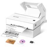 Arrvel Bluetooth Etikettendrucker mit Ständer, 4x6 Label Printer Thermodrucker für Versandetiketten, kabelloser Labeldrucker für Amazon DHL Etsy Shopify, iPhone Android Windows Mac