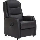 Valdera Fernsehsessel, Dunkelbraun, Leder, Echtleder, 72x109x82 cm, Goldenes M, Made in EU, Lederauswahl, Stoffauswahl, Relaxfunktion, Netzbetrieb, Aufstehhilfe, Wohnzimmer, Sessel, Fernsehsessel