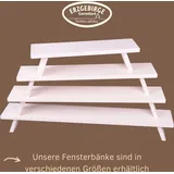 Weigla Schwibbogen-Fensterbank »Weihnachtsdeko«, aus Buchenholz, Tiefe ca. 7,5 cm weiß