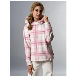 Trigema Kapuzensweatshirt » Fleece-Hoodie mit Karo-Muster«, Gr. XL, natur, , 45175368-XL