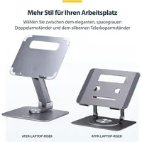 Startech StarTech.com Notebook-Ständer 360° rotating base
