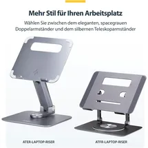 Startech StarTech.com Notebook-Ständer 360° rotating base (ATFR-LAPTOP-RISER)