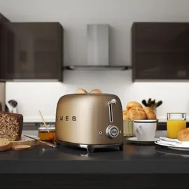 Smeg TSF01CHMEU Champagner / Matt