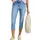Cecil 3/4 Slim Leg Jeans, im Casual Fit Light Blue washed), 36