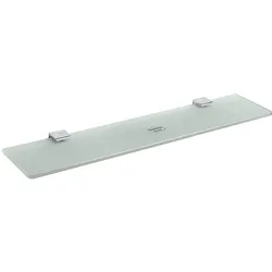 Brillantbad BIA Glasablage Messing Glas Chrom 500x19x118 mm für Bad & WC >> zum Bohren