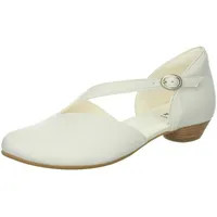 THINK! Damen Grace Nachhaltige Ballerinas, Bianco 1000, 39 EU