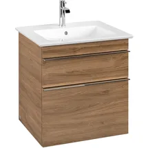 Villeroy & Boch Waschbeckenunterschrank 2 Auszüge 55,3 x 59 x 50,2 cm Kansas Oak