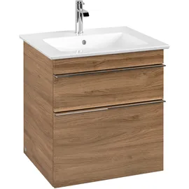 Villeroy & Boch Waschbeckenunterschrank 2 Auszüge 55,3 x 59 x 50,2 cm Kansas Oak
