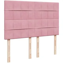 vidaXL Boxspringbett 140 x 200 cm Rosa