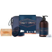 King C. Gillette Gillette - 4-tlg. Geschenkset Beard Essentials Bag'