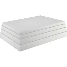 sunnypillow Schaumstoffplatte Schaumstoff Zuschnitt 60 x 200 x 3 cm RG 14/18 Topper Matratzen in vielen Größen zur Auswahl