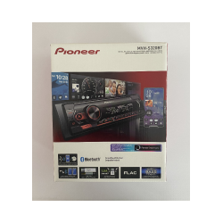 MVH-S320BT 1-DIN-Autoradio mit Bluetooth, roter Beleuchtung, USB, Spotify und...