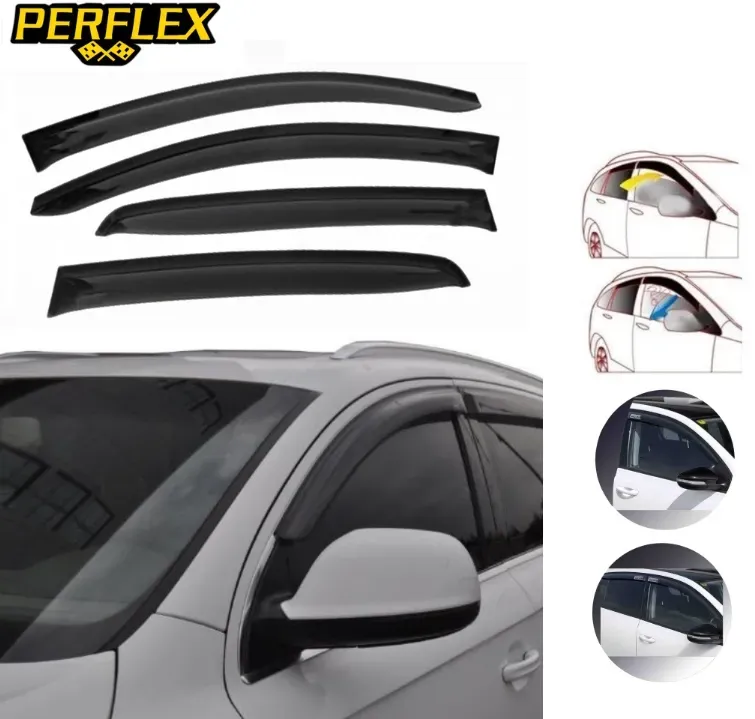 Windabweiser vorne und hinten Perflex P04-BW19 BMW 3 F30 2011-2019