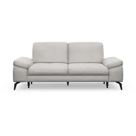 sit&more 2,5-Sitzer SIT & MORE "Cabana", silber, B:211cm H:84cm T:123cm, 95% Polyester, 5% Polyamid, Sofas, Breite 211 cm, mit oder ohne Sitztiefen-, und Kopfteilfunktion