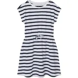 NAME IT Mädchen Nkfmie Dress Noos Kleid, Dark Sapphire/Stripes:y/D Stripes, 128