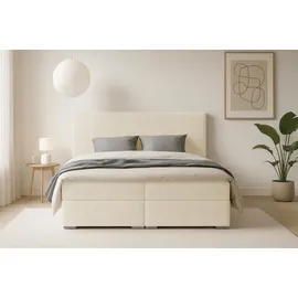 dein schlaf 24 BOXBETT LON IV 160/200 in Cord Creme H3 - Beige