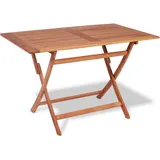 vidaXL Gartentisch Klappbar 120 x 70 x 75 cm Braun
