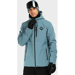 Jacke Wintersport SIROKO W2 Beluga Stahlblau Herren M