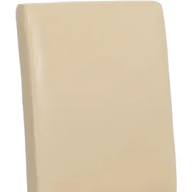 Mendler Esszimmerstuhl Littau Kunstleder beige 4er Set