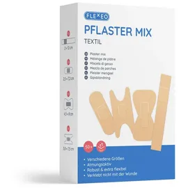 Flexeo Pflaster Mix Pflasterstrips beige 50 St.