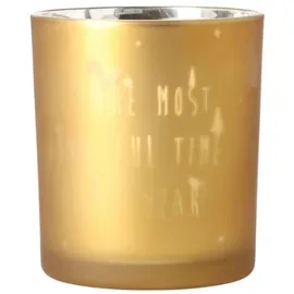 r√§der design Teelichthalter Glas "It ́s the most wonderful time of the year"