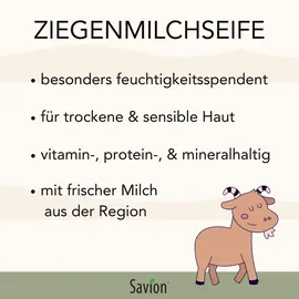 Savion Ziegenmilch Körperseife 80 g