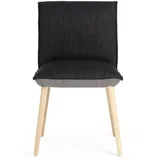 Mobitec Stuhl Soft Stoff Grau Anthrazit /