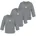 Shirt grau weiß 86/92