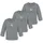 Normani Shirt Taupo grau | weiß 86/92