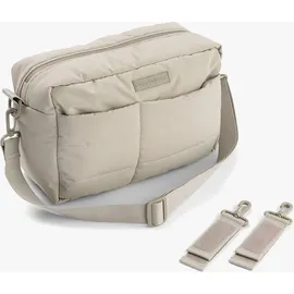 Done by Deer Gesteppte Wickeltasche mit Kinderwagenhaken, Sand