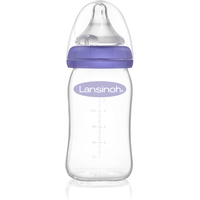 Lansinoh Babyflasche mit NaturalWave Sauger Gr. S, 160 ml