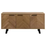 Actona Brighton Sideboard Fischgräten mit 3 Türen eichendekor.