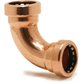 aalberts Tectite Sprint Bogen 90 Grad, 15 mm, Kupfer, Innen/Innen