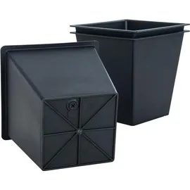 Estexo Hochbeet 77 x 77 x 77 cm Anthrazit