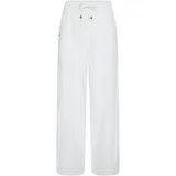 Oxmo OXAlfa Lockere Leinen-Mix-Hose Weiß 36