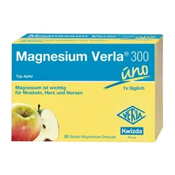 Magnesium Verla 300 uno Apfel 20 Stück