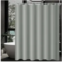Luxuskollektion Duschvorhang 180 x 200 cm grau