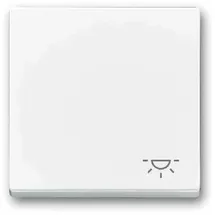 Busch-Jaeger Wippe mit Aufdruck studioweiß