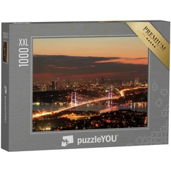 puzzleYOU Puzzle Puzzle 1000 Teile XXL „Bosporus-Brücke, Istanbul“, 1000 Puzzleteile, puzzleYOU-Kollektionen Türkei