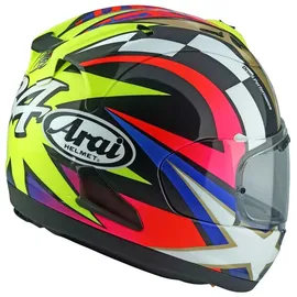 Arai Helmet Arai Rx-7v Evo Schwantz 30, Integralhelm - Schwarz/Weiß/Rot/Blau / L